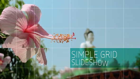 Simple Grid Slideshow - VideoHive 9720887