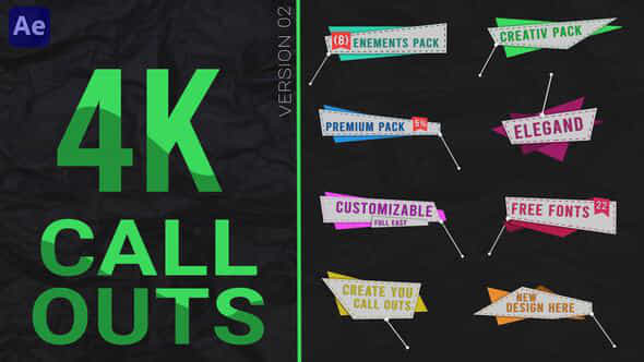 Call Outs Pack - VideoHive 50117482