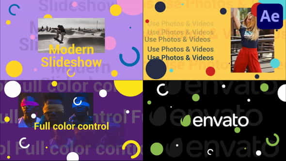 Circle Shapes Slideshow - VideoHive 40305062