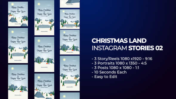 Christmas Land Instagram Stories 02 - VideoHive 49389241