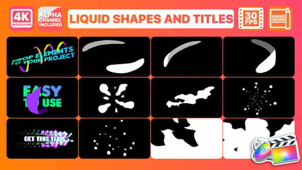 Liquid Shapes - VideoHive 26945474