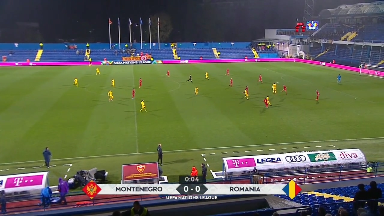 Futbol Uefa Nations League 18 19 Montenegro Vs Romania 20 11 2018