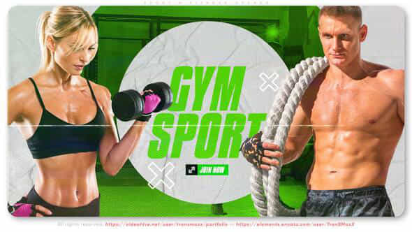 Sport N Fitness Opener - VideoHive 56923527