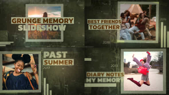 Grunge Memory Slideshow - VideoHive 48040704