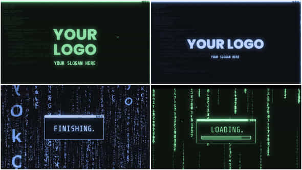 Glitch Tech Logo Reveal - VideoHive 57826629
