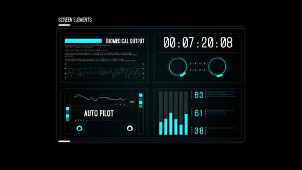 Hud Screen Bio Output - VideoHive 50811361