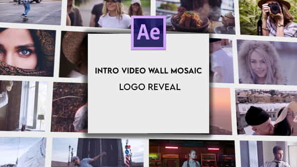 Intro Video Wall Mosaic Logo - VideoHive 28132121