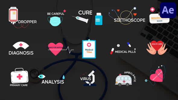 Medical Titles - VideoHive 45707352