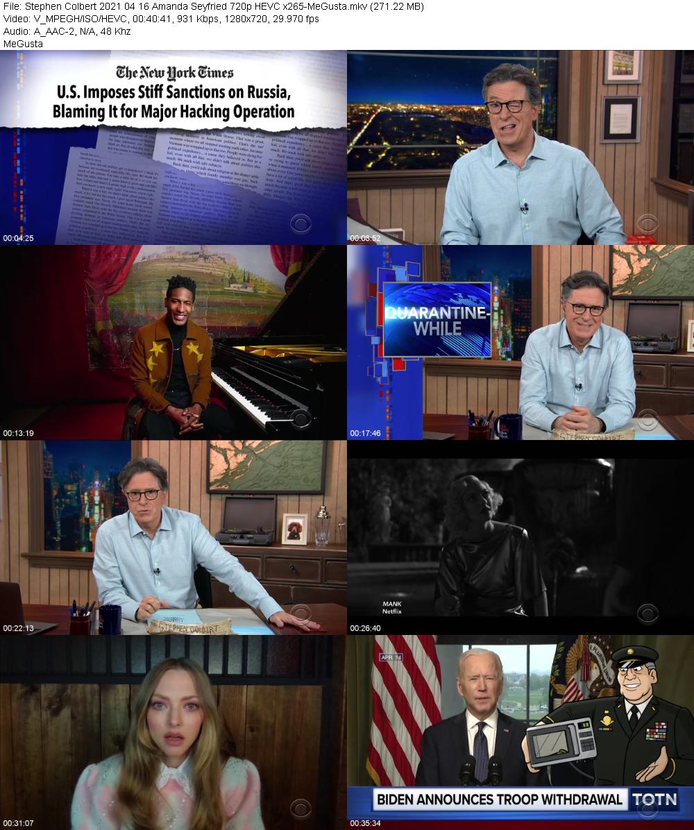 Stephen Colbert 2021 04 16 Amanda Seyfried 720p HEVC x265