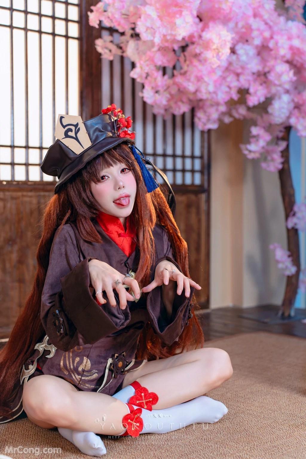 Coser@黏黏团子兔: 往生堂堂主胡桃&ミチノチモシーキミノキモチ (66 photos )(5)