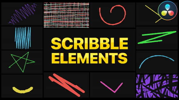 Scribble Elements | DaVinci Resolve - VideoHive 31466298
