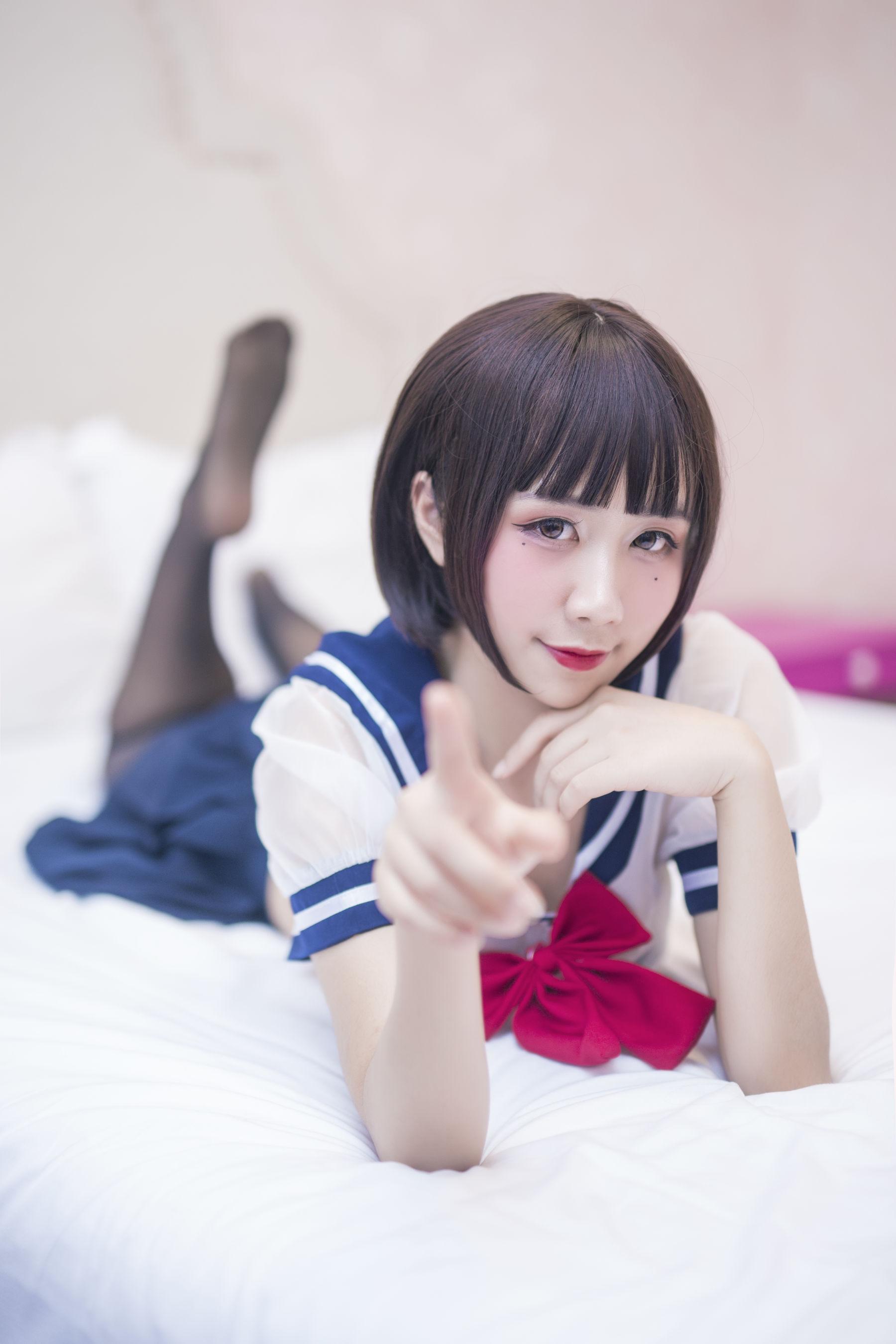 Coser九曲Jean 《JK透明制服》 写真集(19)