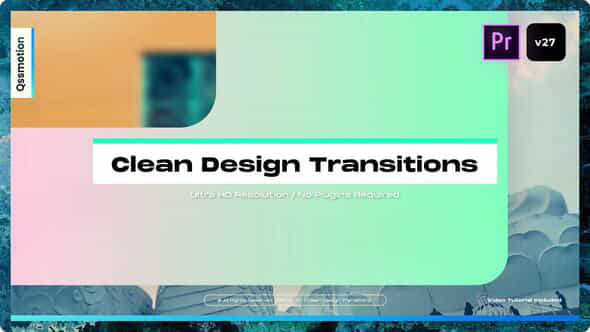 Clean Design Transitions - VideoHive 39377845