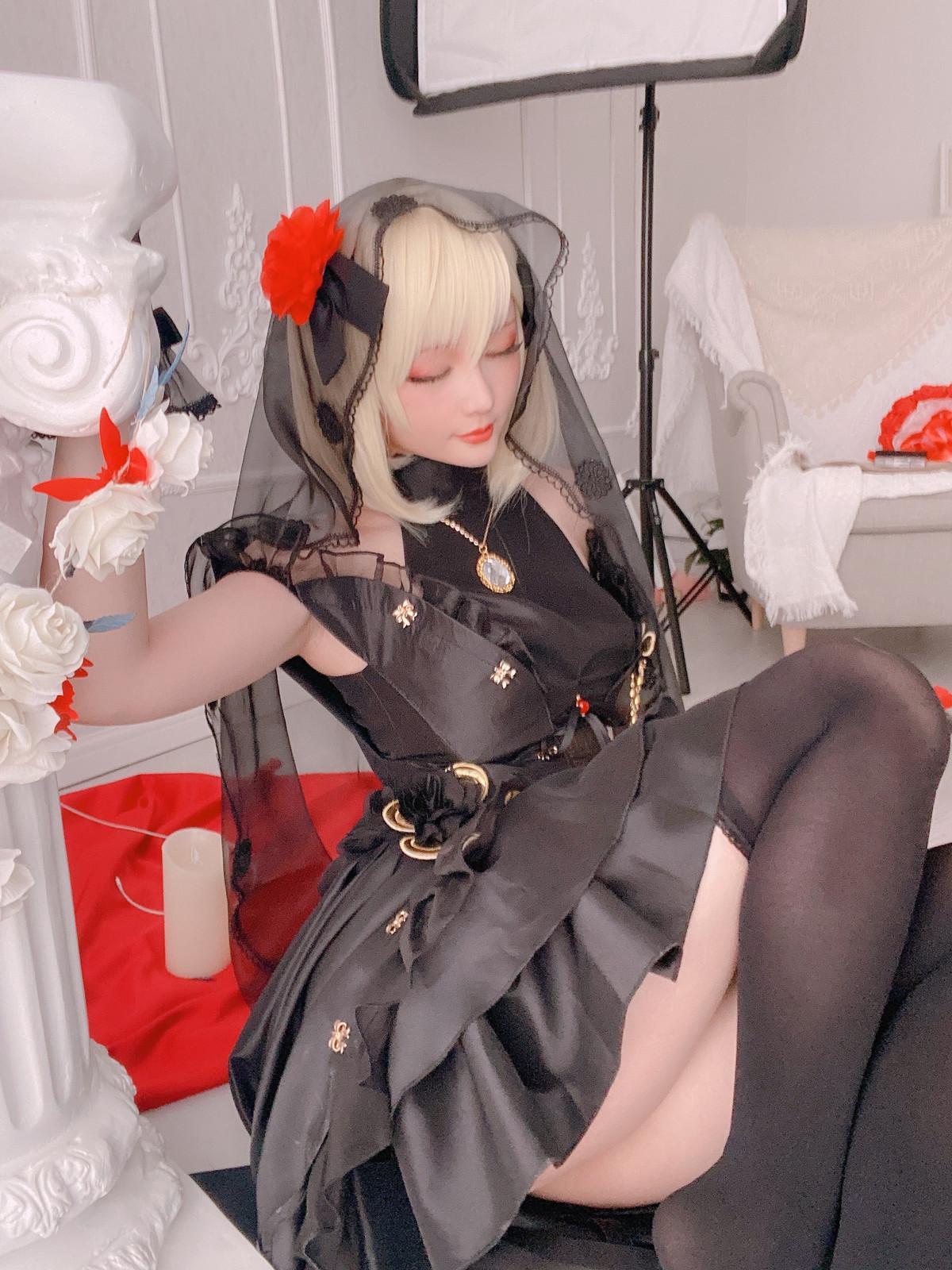 Cosplay 星之迟迟Hoshilily Z23婚纱(45)