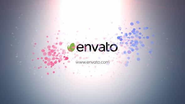 Colourful Particles Logo - VideoHive 30668639
