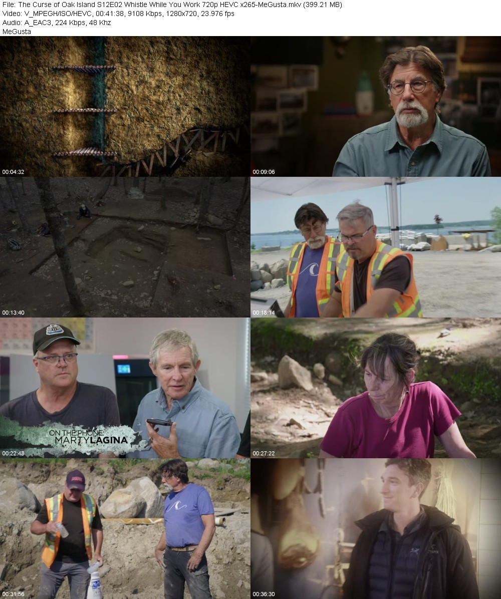 The Curse of Oak Island S12E02 Whistle While You Work 720p HEVC x265-MeGusta