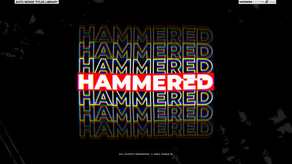 Typography Bold Titles - VideoHive 38818413
