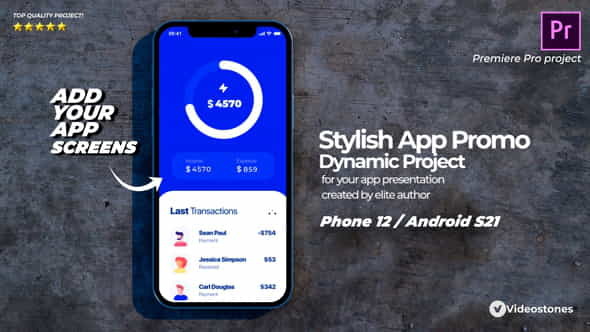Stylish Mobile App Promo - - VideoHive 33672763