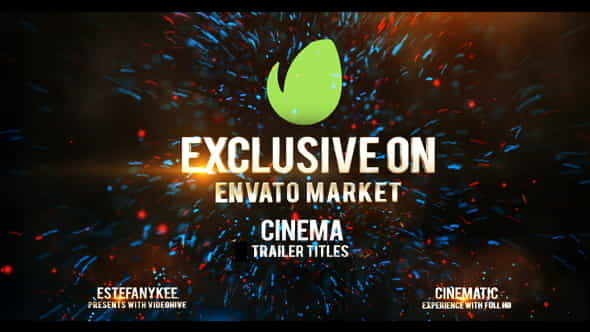Cinema Particle Trailer Titles - VideoHive 16940414