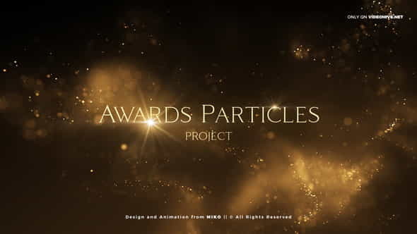 Awards Particles Titles V2 - VideoHive 29912263