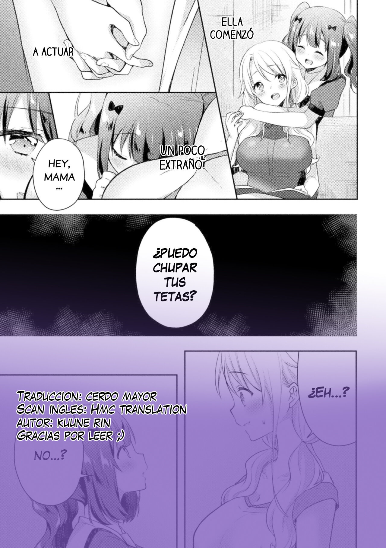 [Kuune Rin] Negaigoto (2D Comic Magazine Mamakatsu Yuri Ecchi Vol. 1) [Spanish] [Digital]