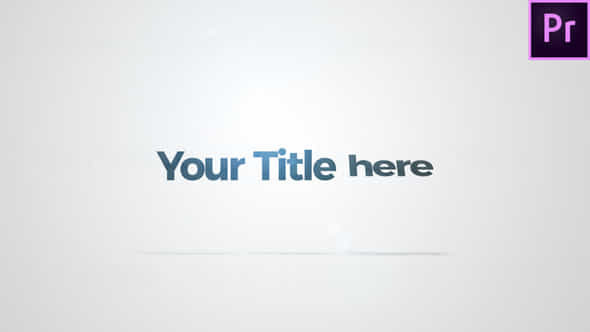 Welcome Title - VideoHive 22497547