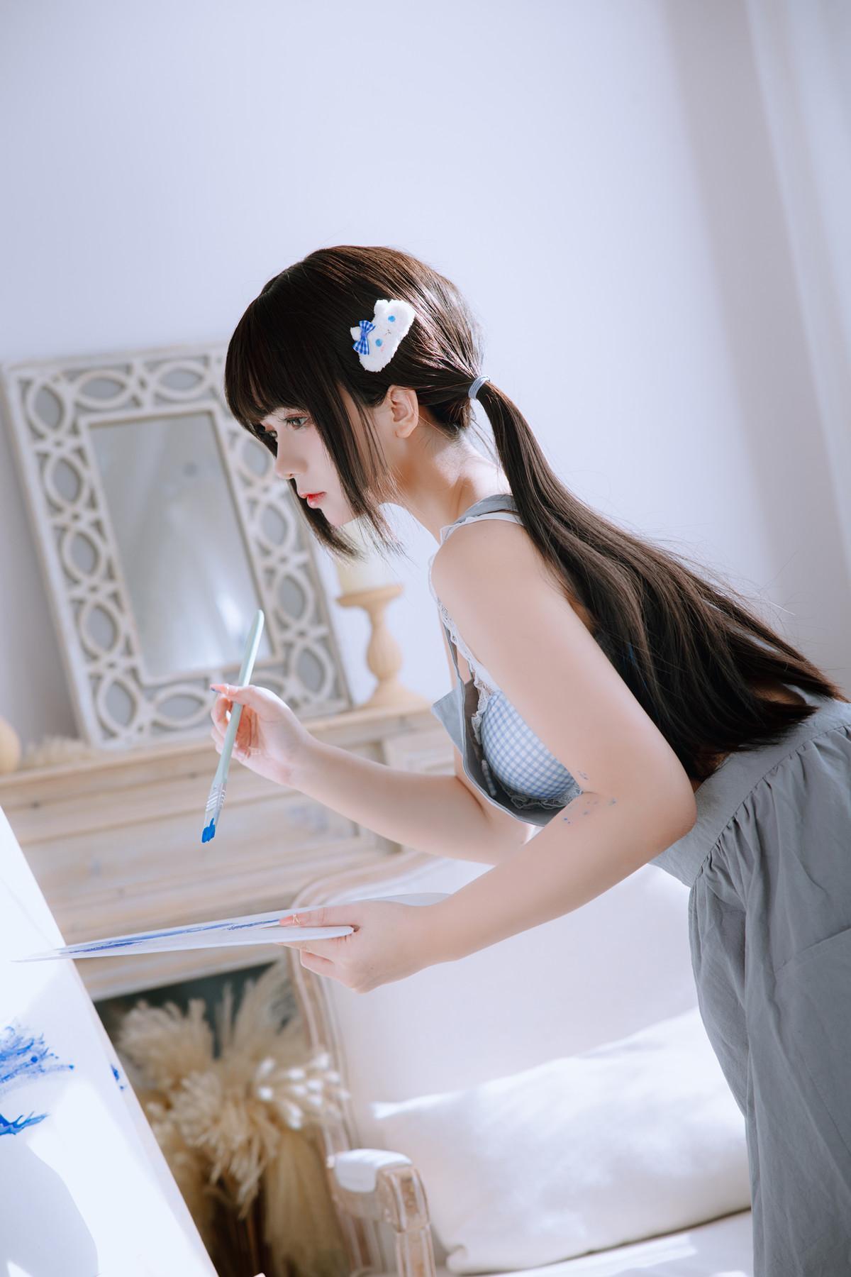 Cosplay Rinaijiao日奈娇 – 美术生(3)