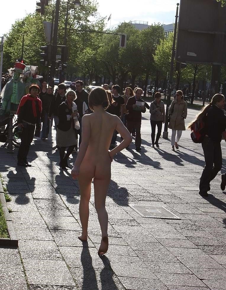 Nude women walking in public-7821