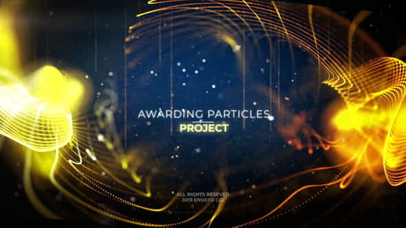 Celebration Particles l Awards Title - VideoHive 25289374