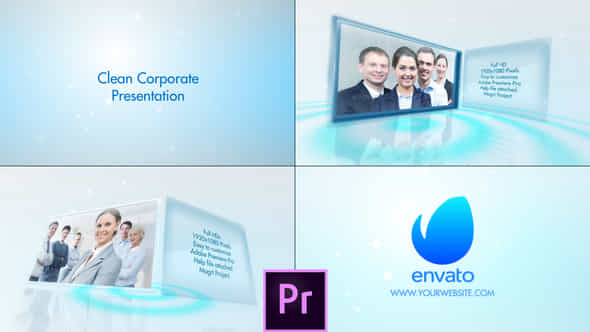 Clean Corporate Presentation Premiere Pro - VideoHive 36653516