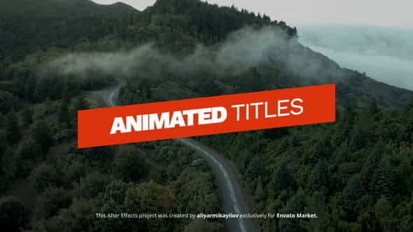 The Minimalist - Title Animations - VideoHive 32827880