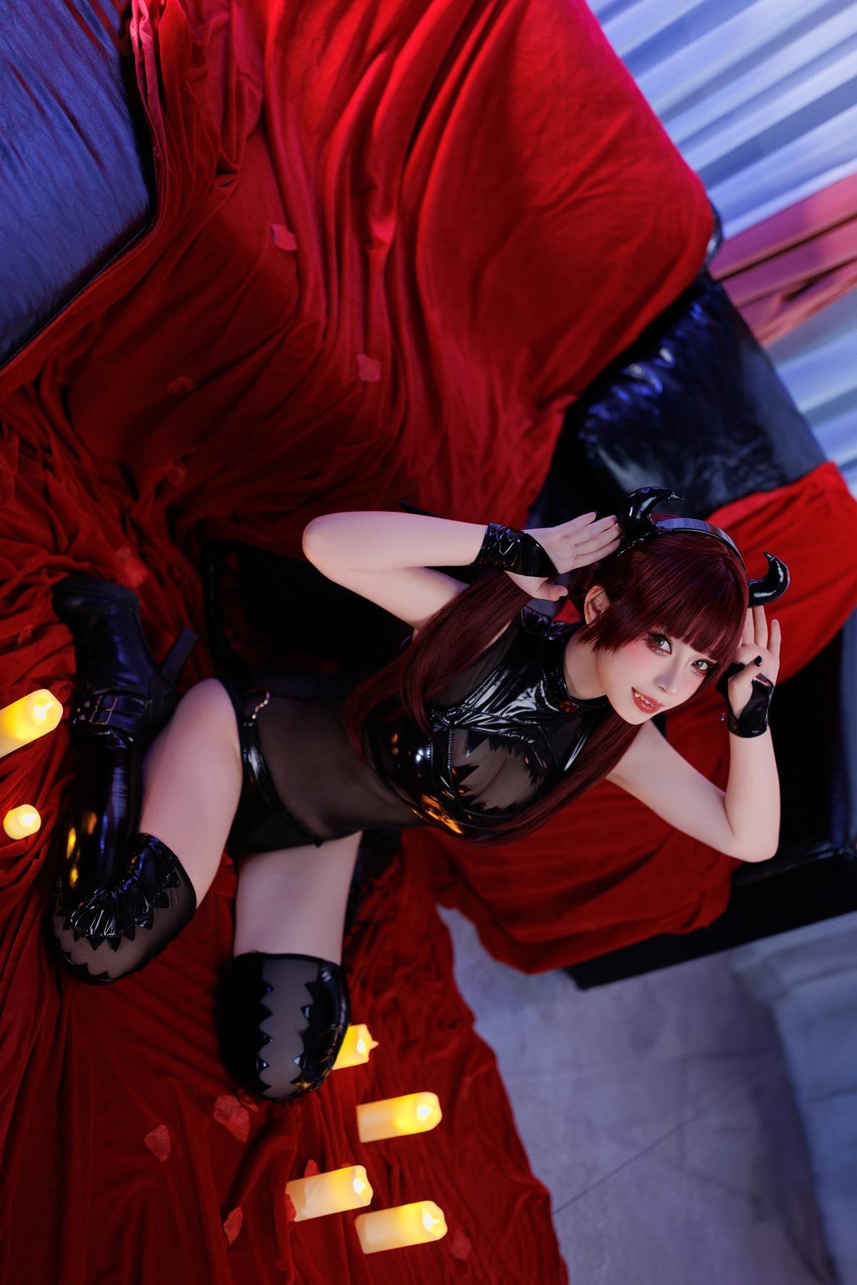 Cosplay 胡桃猫Kurumineko 魅魔 Succubus(36)