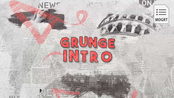 Grunge Brush Logo - VideoHive 44527698