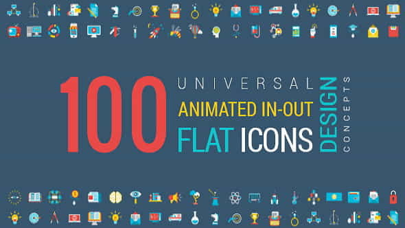 Animated Flat Icons and Concepts - VideoHive 13399412