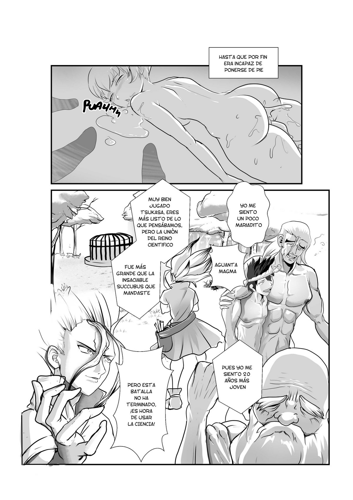 Training Homura (Dr. STONE) xxx comics manga porno doujin hentai español sexo 