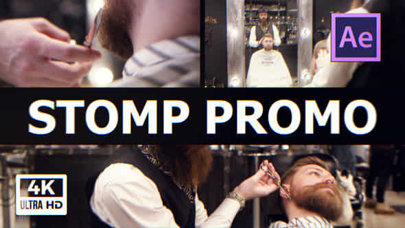 Stomp Promo Product Promo Split Screen Opener - VideoHive 47634264