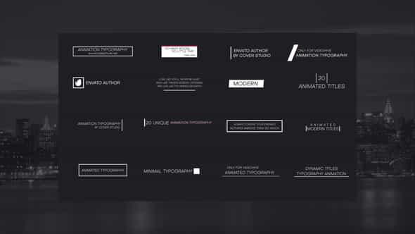 Minimal Titles - VideoHive 23051583