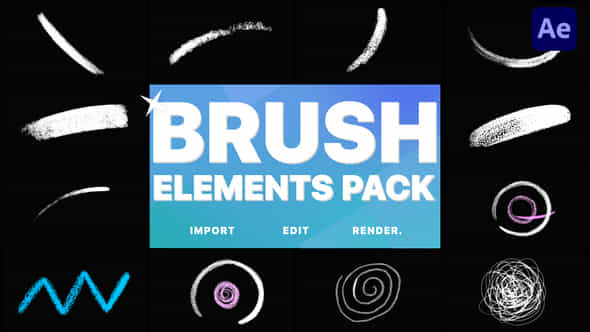 Brush Elements - VideoHive 37917151