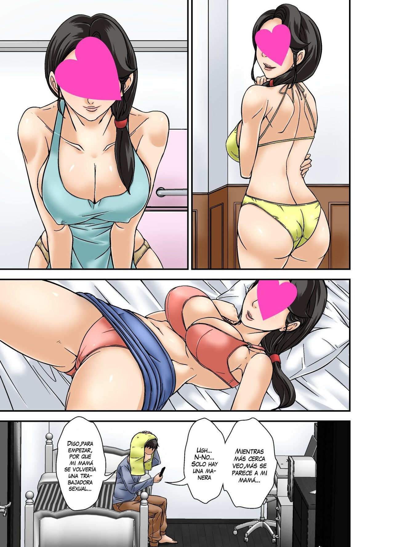 [Hoyoyodou] Futsuu no Shufu ga Fuuzoku ni Ochita Riyuu ~Musuko Hen~  Why This Ordinary Housewife Resorted to Sex Work ~Son Edition~ [Spanish] [Varkatzas666]