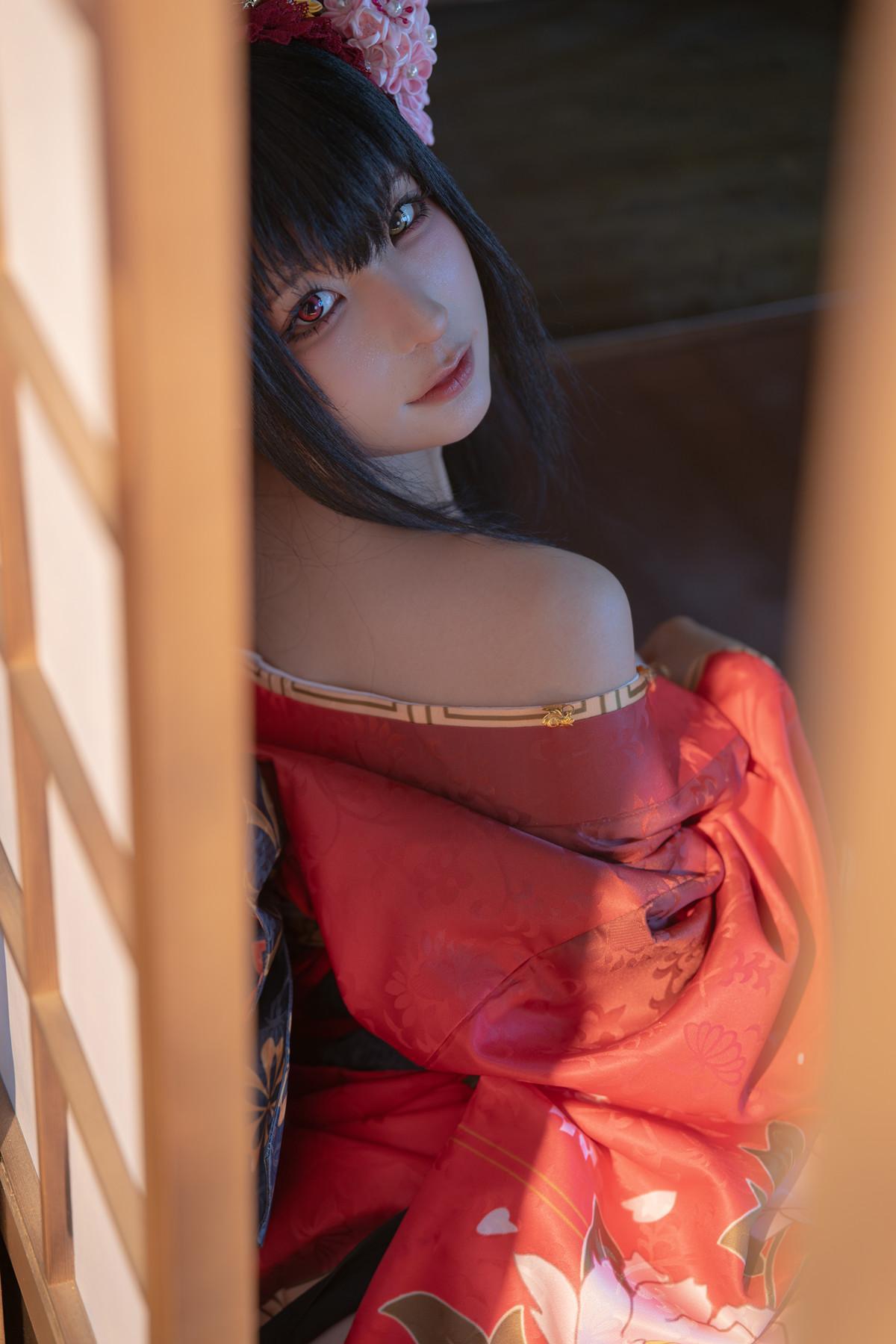 Cosplay 蠢沫沫Chunmomo 狂三和服 Kurumi Set.01(17)