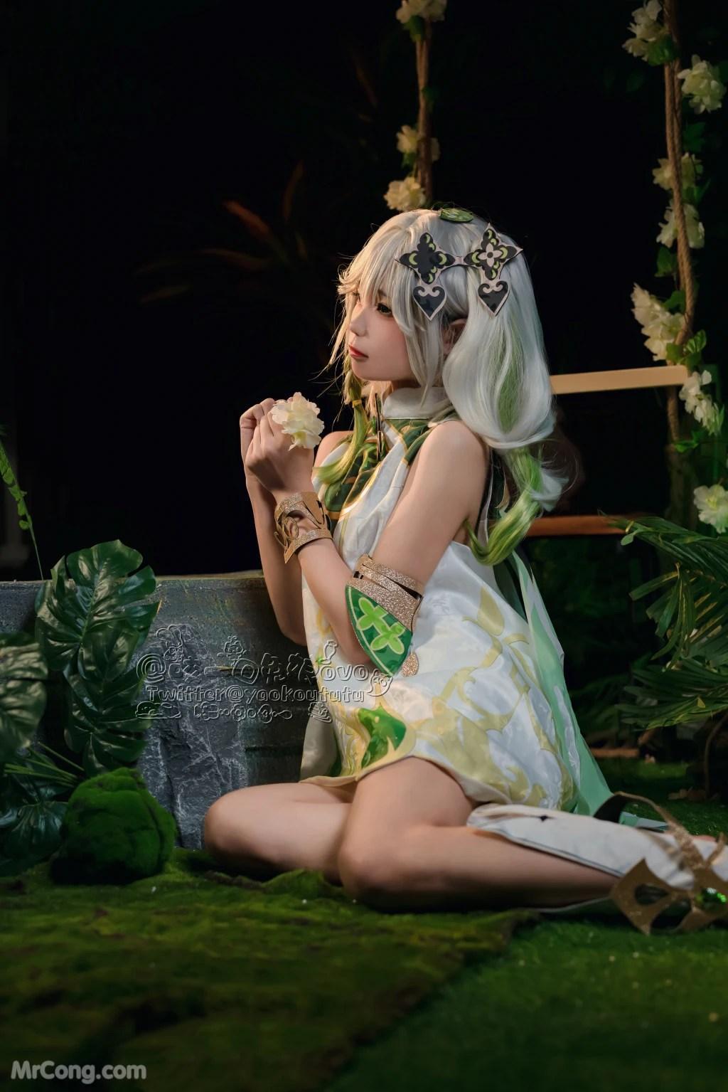 Coser@黏黏团子兔: 万年萝莉纳西妲 (40 photos)(5)
