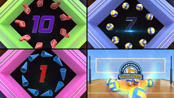 Volleyball Countdown 6 - VideoHive 50521741