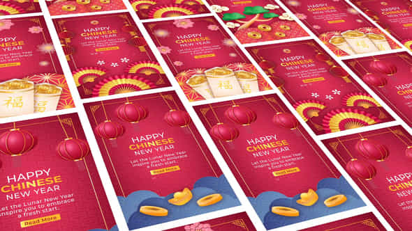 Chines New Years Instagram Story - VideoHive 55699714