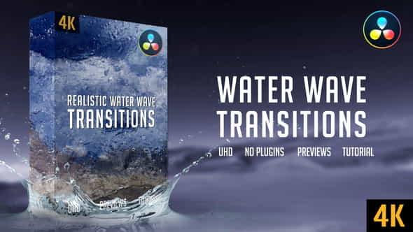 Water Wave Transitions | 4K - VideoHive 29476316