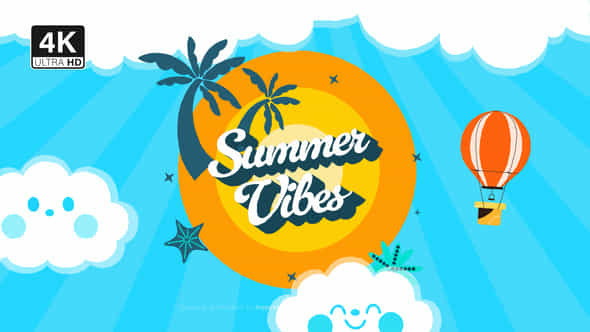 Summer Vibe Text Logo - VideoHive 53203989