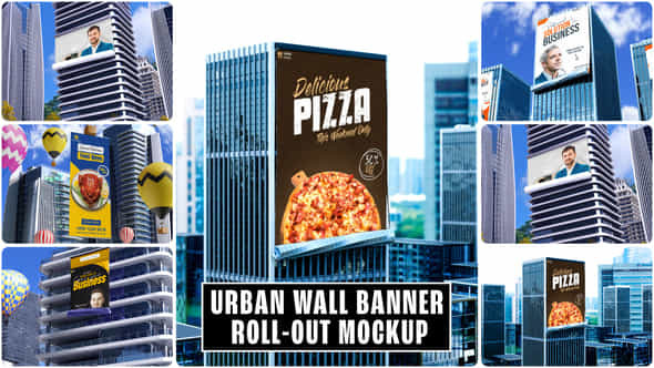 Banner Unroll Animation Vertical Version For Social Media Ads Stories - VideoHive 59027728