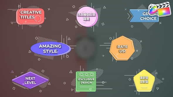 Creative Titles For Fcpx - VideoHive 50930349