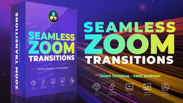 Seamless Zoom Transitions for Davinci - VideoHive 35335973