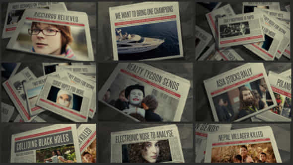 Newspaper Promo 03 - VideoHive 16707981