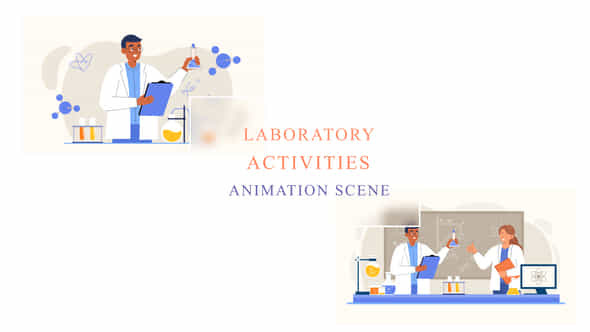 Laboratory Animation Scene - VideoHive 43066672